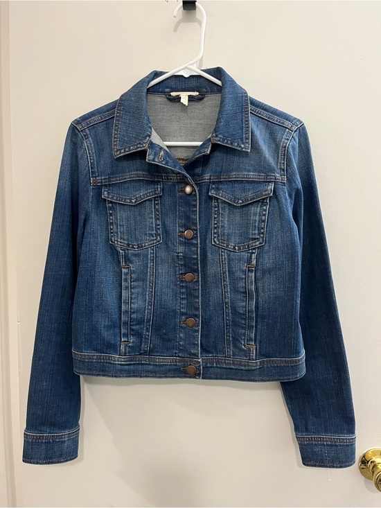 Eileen Fisher Jackets & Blazers - Eileen Fisher Blue Denim Jacket cropped minimalist